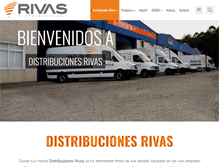 Tablet Screenshot of distribucionesrivas.com